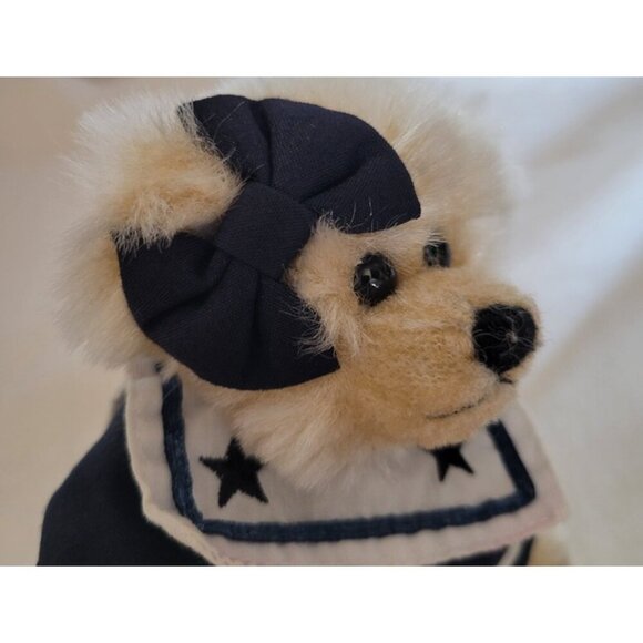 Vintage 1993 Retired TY Attic Treasures Breezy Bear jointed dress hat PLUSH - Picture 2 of 7